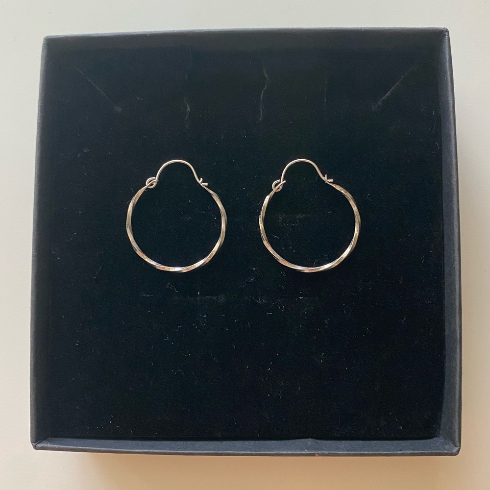 Silver Hoop Earrings
